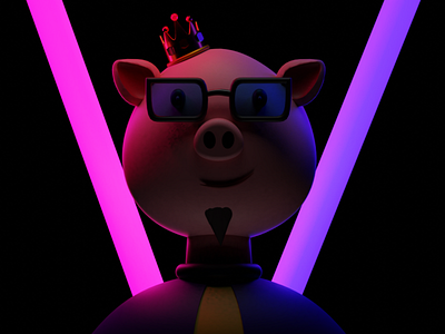 Pig Headshot