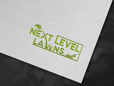 Next Level Lawns branding design design illustraion illustration logo logo design minimalist logo modern typography ui unique design