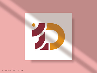 1D. Logo 1 alphabet brand branding d design elegant graphic design identity initial letter logo logotype minimalist modern monogram simple trademark type typography