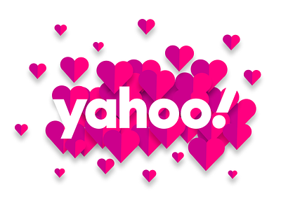 Happy Valentine's Day graphic design illustration love ui ui design valentines day vector yahoo