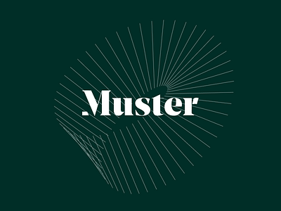 muster.vc brand business card generative interface logo ui web