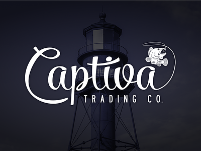 Captiva Trading Co. captiva clothing fish fishing lighthouse logo