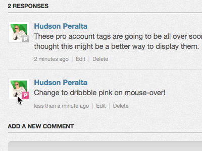 Dribble Pro Badge Idea dribbble mouseover pink pro account pro tag