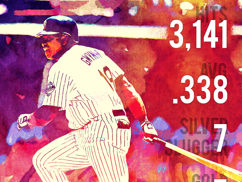 Tony Gwynn Tribute by Ryan Hudson-Peralta on Dribbble