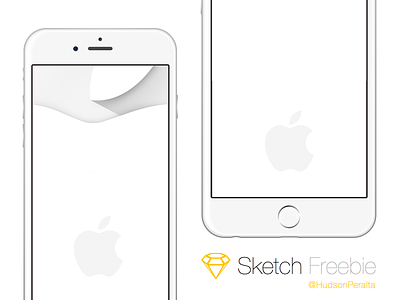 iPhone 6 & 6 Plus .sketch Freebie free freebie illustration iphone 6 iphone 6 plus mockup mockups resources sketch sketch file vector