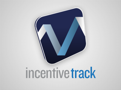 Incentive Track #1 blue client graph grey incentive logo track