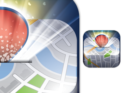 iOS App Icon icon ineedhelp ios iphone map vote