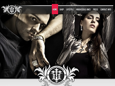 Wrighteous Jewelry - Site Design Concept