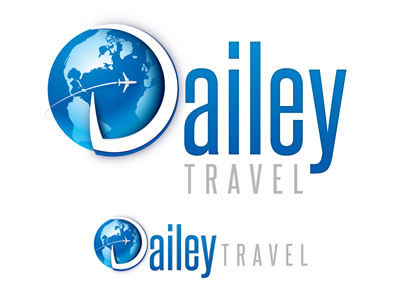 Dailey Travel Logo Design airplane d design logo travel