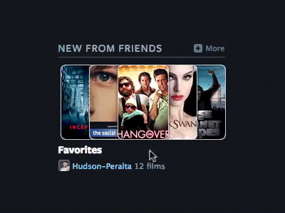 Letterboxd Favorites Expand jQuery Animation animated gif expand favorites jquery animation letterboxd movies posters