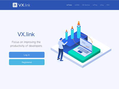 VX.Link flat ui