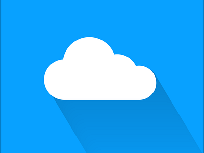 Weather Cloud beautiful clean cloud design flat icon illustration illustrator minimal vector