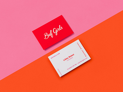 Buf Girls - Business Card Design brand design branding branding design business card business card design logo logo design