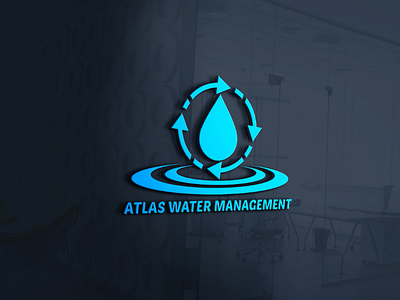 Logo Design for Atlas Water Management graphicdesigner branding