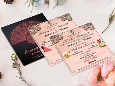 Wedding Invitation Card Designed weddingcarddesign graphicdesign