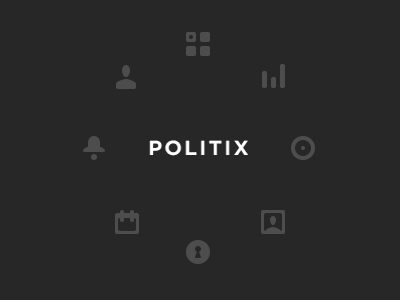 Politix icons vector