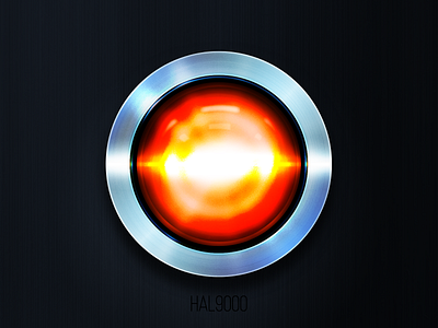 HAL 9000 eye hal 9000 icon machine sketch