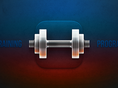 Dumbbells for icons of workout app