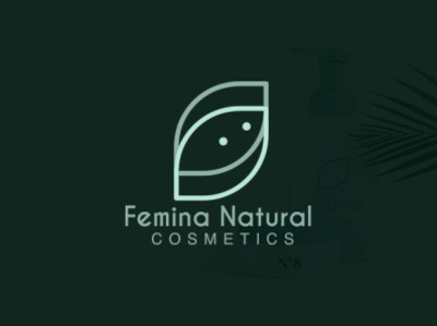 Femina Natural Logo Desgin branding business cosmetics design feminine logo minimal minimalist natural typography