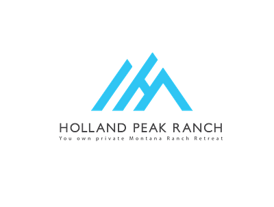 Holland Peak Ranch Logo badge badge design branding business design illustration logo minimal minimalist typography