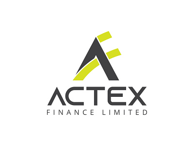 Actex Logo Design badge branding business design finance flat limited minimal minimalist realestate typography