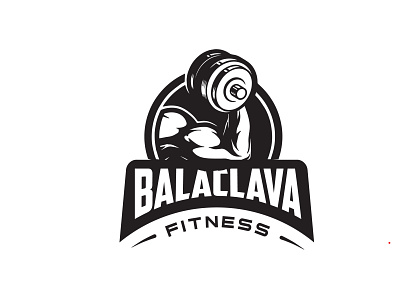 BALACLAVA FITNESS Logo Design badge design branding business design fitness gym illustration logo minimal minimalist typography