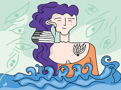 Calm is what we hear underwater art calm digital digital art illustration illustrator music thesea underwater vector