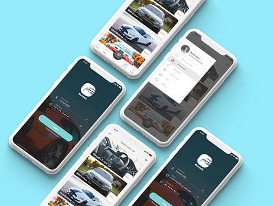 Rent out the owned car application design car rental list your car ui ux design ui ux design ui ux process uidesign