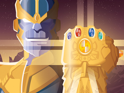 Thanos (Mundo Estranho Magazine) avengers marvel stones thanos