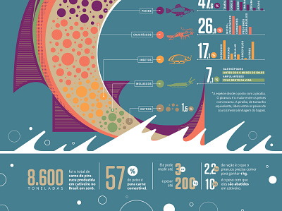 Superinteressante Magazine fish infographic pirarucu