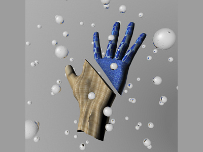 Separation 3d arm cinema 4d fracture hand