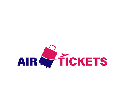 Air Tickets Logo brand design logo design logo design branding