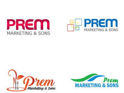 Prem Marketing branding graphic design logo ui