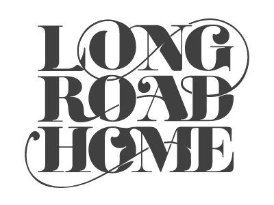 keep it classic classic hand set long road home swirls typography