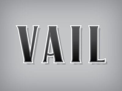 grayscale + soft blur = pseudo noir. classic noir old typography vail