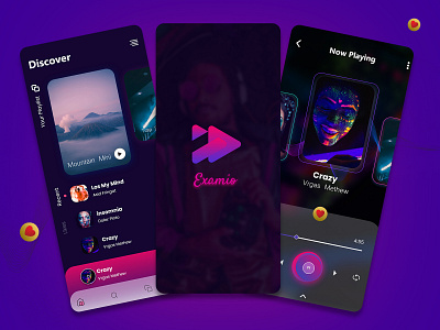 Soulful Music to Make Your Day | Music Application UI mobile app mobile app design mobile ui music app music app ui music application ui ui design