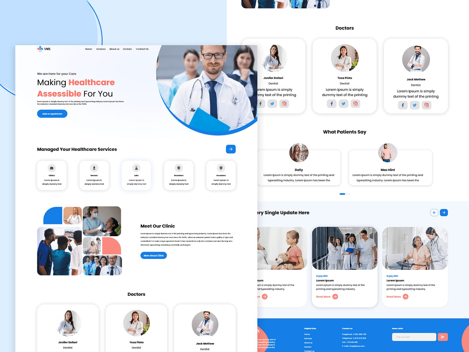 A Forebode of Good Health | Health Care Web Design clinic clinic web doctor doctors web good health web health healthcare helthcare website design web design web template web template design website website concept website design