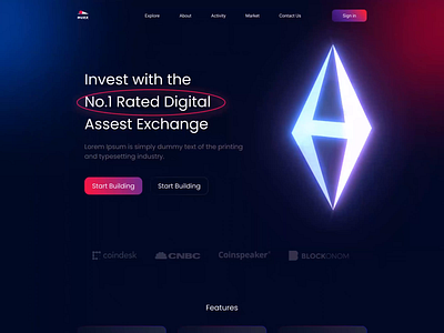 Develop a Commendable Landing Page and Drive More Traffic Toward bitcoin clean coins crypto crypto currency crypto exchange crypto wallet cryptocurrency design ethereum finance landing page minimalist money simple ux ui web design website