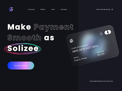 Best😊 layout for a perfect 💳 card landing page animation bank card cards creditcard debit card design earn homepage interaction landing landing page landing page design landingpage motion ux ui web webdesign website