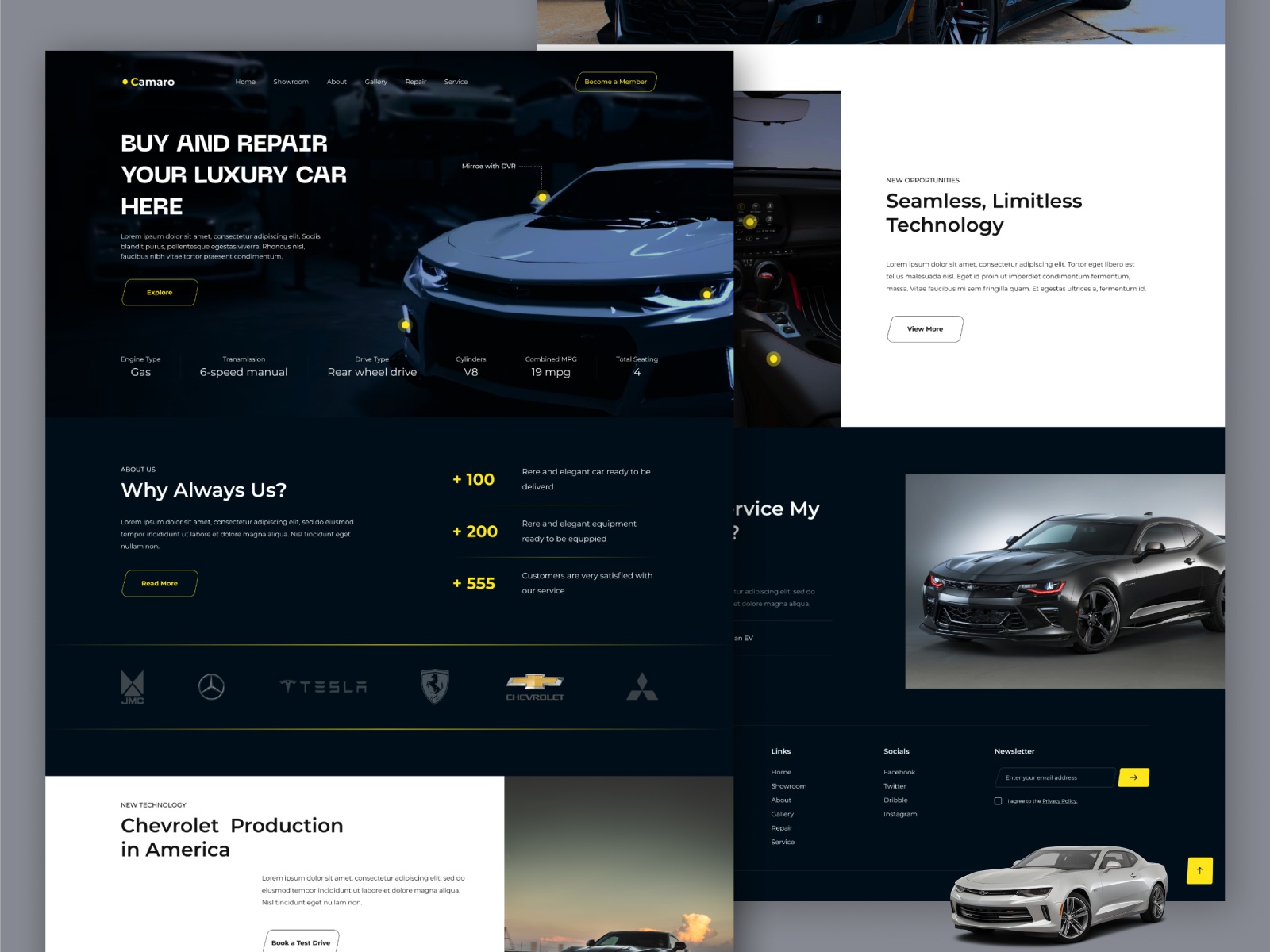 Luxury Car🏎️ Website UI/UX Design💻 by Indylogix UI/UX for IndyLogix ...