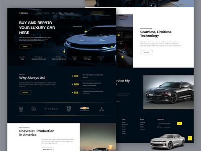 Luxury Car🏎️ Website UI/UX Design💻 automobile parts automotive buy car car buy and repair car design car landing page car platform car services car shop car showroom electric car luxury car market place minimal premium cars repair car repair services uiux web store website design