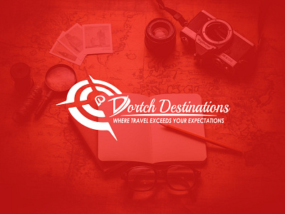 Dortch Destinations branding business logo creative logo design flat illustration logo logo design logo design branding logo designer travel vector