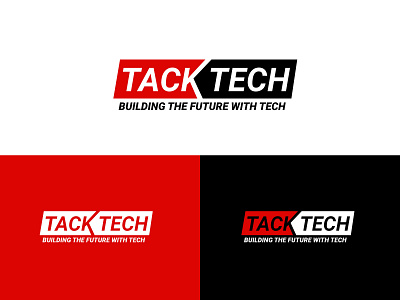TACKTECK Building the future with tech branding business logo creative design flat illustration logo logo design logo design branding logo designer tech logo vector