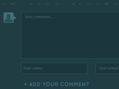 Comment detail blog comments form minty personal site portfolio throwaway