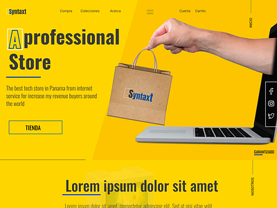 Tienda en Linea - Landing Page