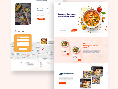 Restaurant Web Ui landing page ui restaurant restaurant landing page restaurant ui design restaurant uiux restaurant uiux design restaurant webdesign restaurant wen uiux uiux design website design