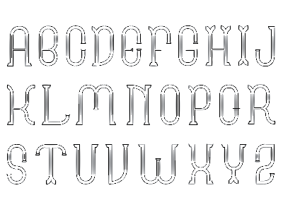 Architectural Typeface