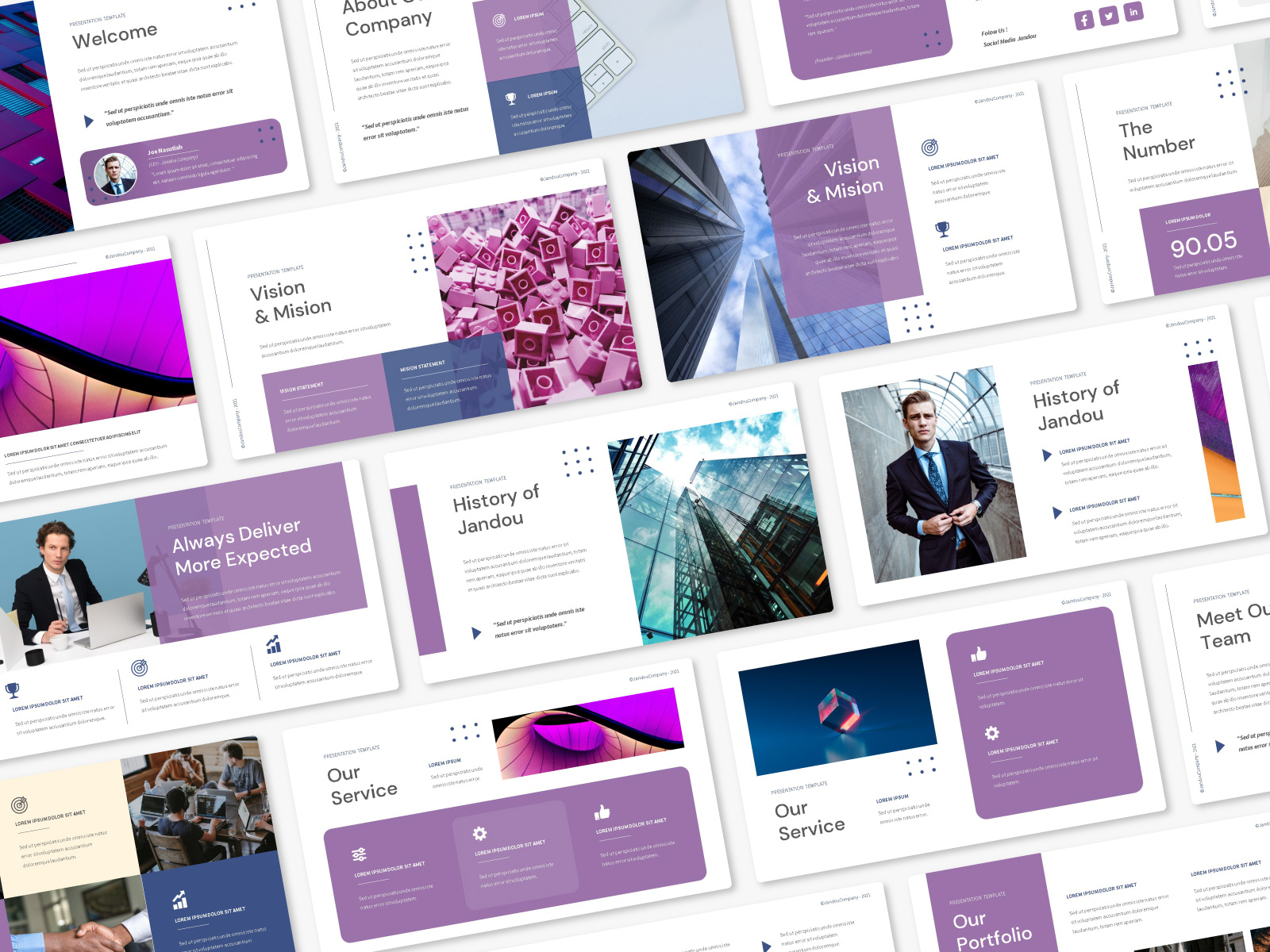 Business Presentation by Skinnysky on Dribbble