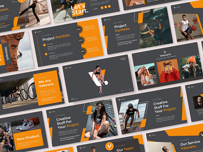 Velorant Powerpoint Template business design powerpoint simple template