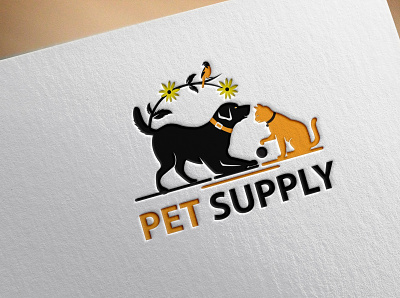 PET SUPPLY business logo icon illustration illustrator logo logo design logotype minimalist logo vector